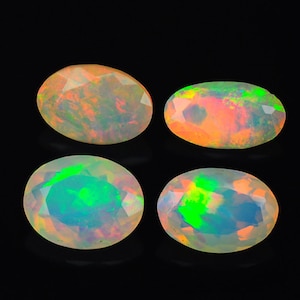 Natural Multicolor White Rainbow Opal |Opal Oval | Natural Opal | Gemstone Opal|4.69 Cts White Rainbow Opal | Perfect Jewlry | Free Shipping