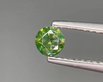 Grüner Diamant | Rundschliff Diamant | Naturdiamant | 0.25 Cts Grüner Diamant für Ring | Fancy Diamant | Diamant Grün | Kostenloser Versand