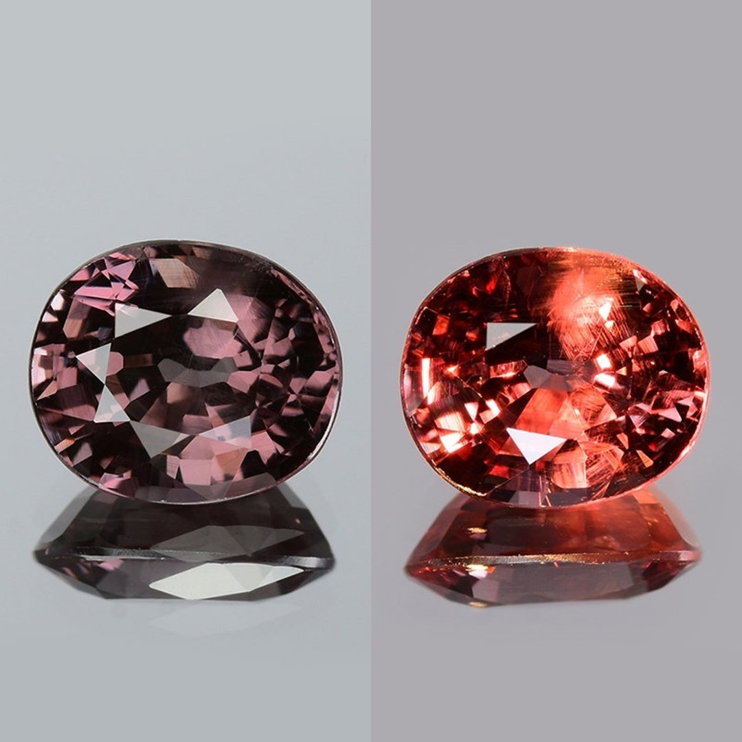 Natural Color Change Garnet Oval Cut Color Natural Garnet 1.26 Cts ...