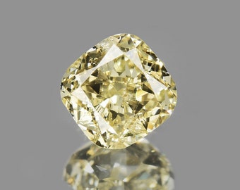 Fancy Gelber Diamant | Kissen Diamant | Gelber Diamant | 0.14 Cts Gelber Diamant für Ring | Gelb | Perfekter Schmuck | Kostenloser Versand