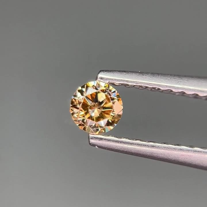 Fancy Yellow Diamond | Round Cut | Natural Diamond | 0.15 Cts Fancy Yellow Diamond For Ring | Fancy Diamond |Free Shipping |Perfect Jewelry