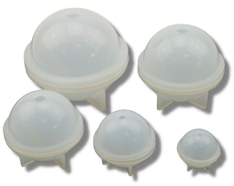 Silikonform Kugel Ball 2/3/4/5/6cm UV Resin Epoxidharz Gießform Form