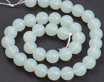 1523 30 Edelstein Perlen 6mm Opal Perlen