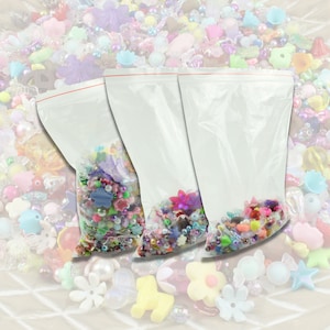 Acrylmix Perlenmix 100g/200g/500g Chaosmischung Chaostüte Perlen Kelche Basteln Bunt Mix Acrylperlen