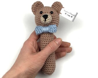 Babyrassel Bar Gehakelt Rosa Etsy
