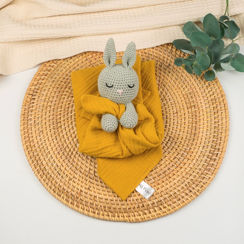 Gray bunny comforter Senf