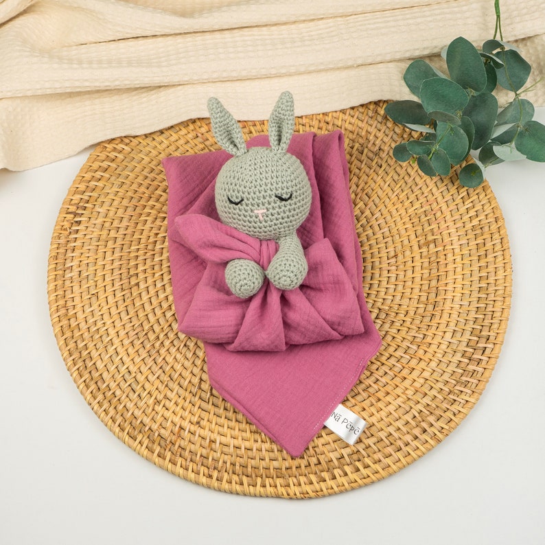 Gray bunny comforter Antikpink