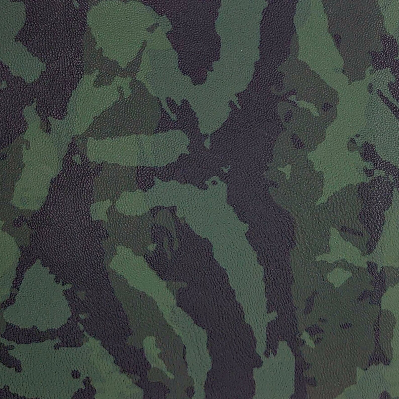 Faux leather camouflage in natural leather look vegan Etsy