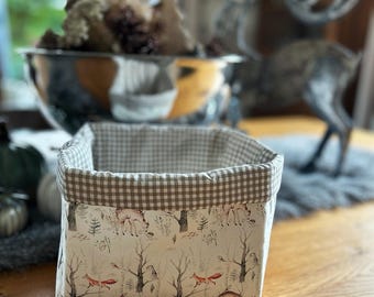 Cesta de pan, cesta de pan, decoración de mesa, cesta de servicio, decoración de invierno