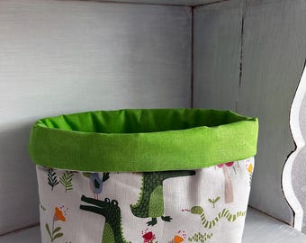 Storage basket, fabric basket, baby basket, nursery decoration, diaper basket