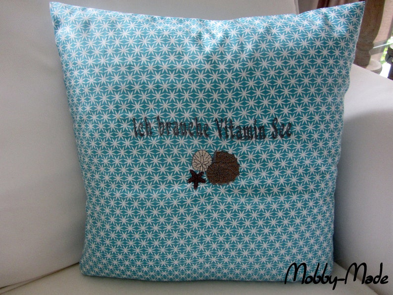 embroidered pillow case pillow with saying Pillow cover