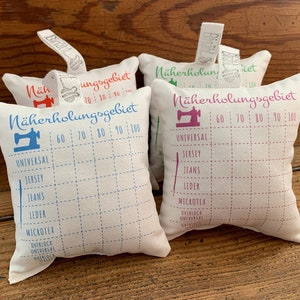 Nadelkissen | Nadelparkplatz | Nadelgarage | Näherholungsgebiet  (Geschenk Näherin Hobbyschneiderin)