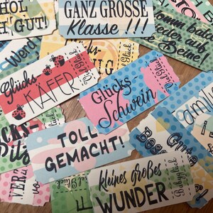 BUNTE MISCHUNG Tickets * Wertmarken * Abreißmarken * Abreißtickets (7x6 Tickets) verschiedene gemischt