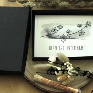 Boîte de deuil, pour la sympathie, les sincères condoléances, boîte de deuil, en mémoire,