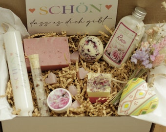 Geschenkbox, Geschenk Box für Frauen, Wellness Geschenk, Geschenk für Freundin, Self care Box, Geschenk für Arbeitskollegin