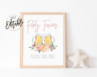 A Baby is Brewing ConfettiTable Decor Party Birthday Beer Mugs Baby Bottles Set of 100 Pieces in Yellow and White Shower