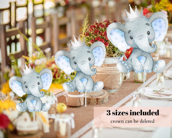 Pink Elephant Baby Shower Table Centerpieces Elephant Centerpieces