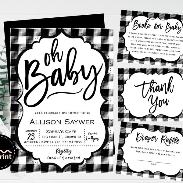 Open House Baby Shower Invitation Etsy