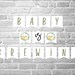 Editable Baby is Brewing Banner Bottles and Beers Baby - Etsy