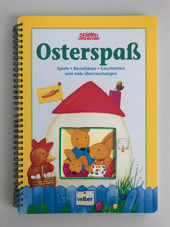 Osterspaß. Spiele, Bastelideen etc. Buch zu Ostern. Aktivitäten Rezepte Geschenk f. Kinder Velber Verlag spielen und lernen