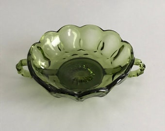 Glass bowl bowl green glass skandi glass bowl kawaii glass bowl serving bowl presentation bowl mid century modern?