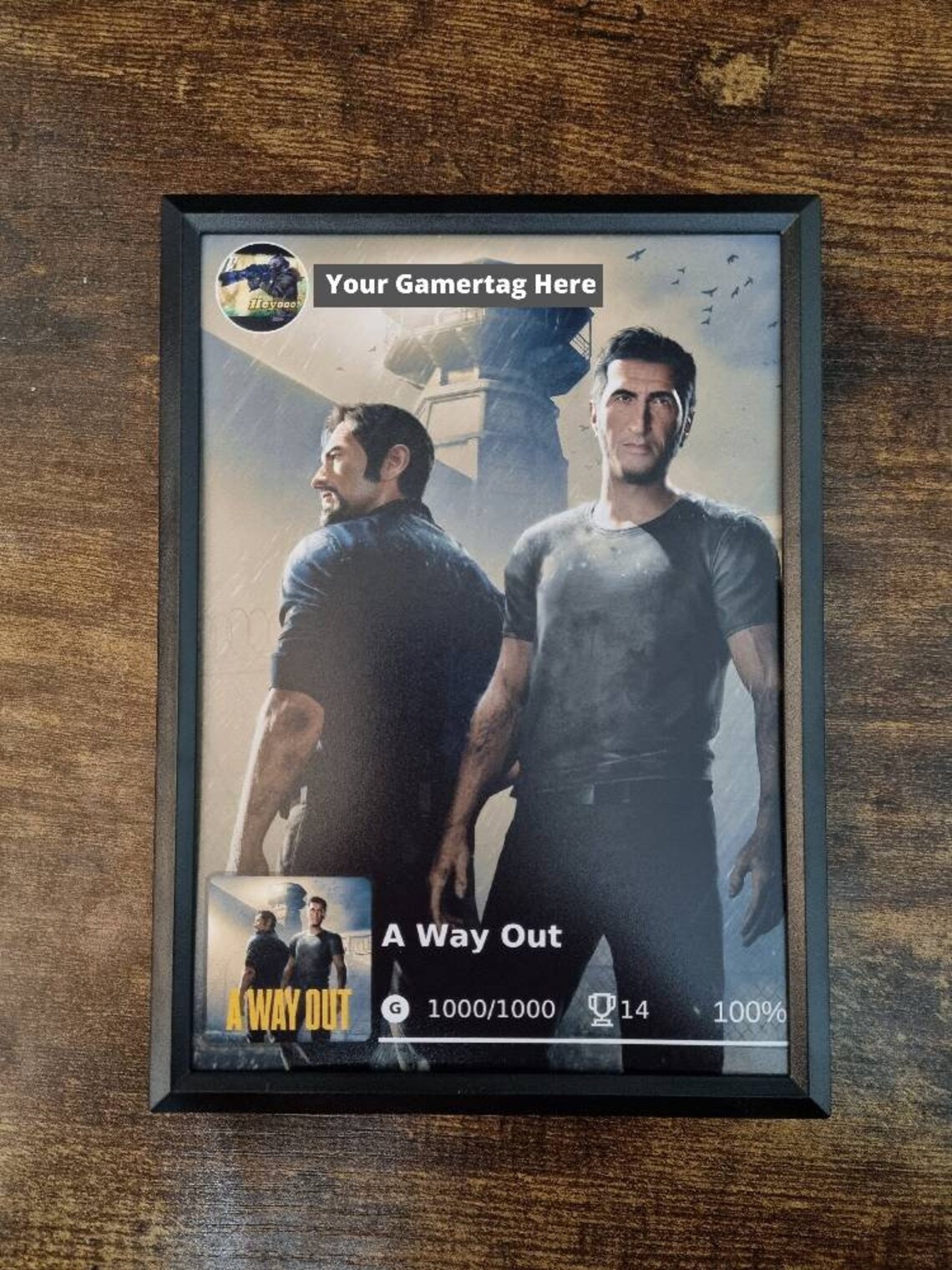 Custommade Xbox Completed Game Frames Digital Etsy