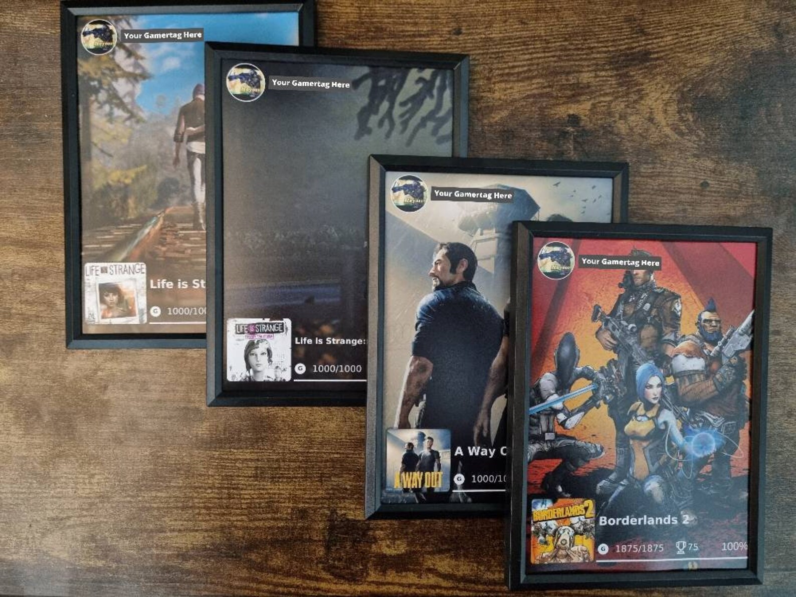 Custommade Xbox Completed Game Frames Digital Etsy