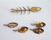 Fishbone Spoon Wind Chime - Pretty Sound Handmade Folkart Hanging Windchime
