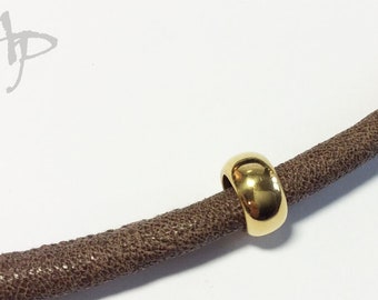 2m 4x1,5mm Öko Nappa Leder Wildleder flach braun blau grau beige