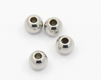 20Stück 6mm innen Endkappen Lederband 11x7mm #7040 platin