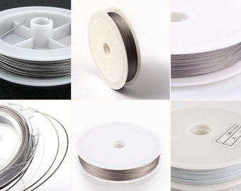 Edelstahl Draht Nylon beschichtet Tiger Tail Wire 0,3mm 0,38mm 0,45mm 0,6mm