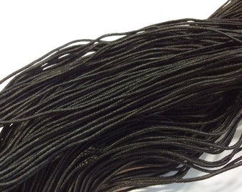 1mm Baumwollband 27m elastisch stretch #5174 black
