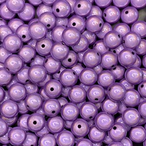 10mm 22St. Miracle Beads Magic Perlen Wunderperlen 3D Effekt Ilumination Fädelloch 2mm 4017 flieder