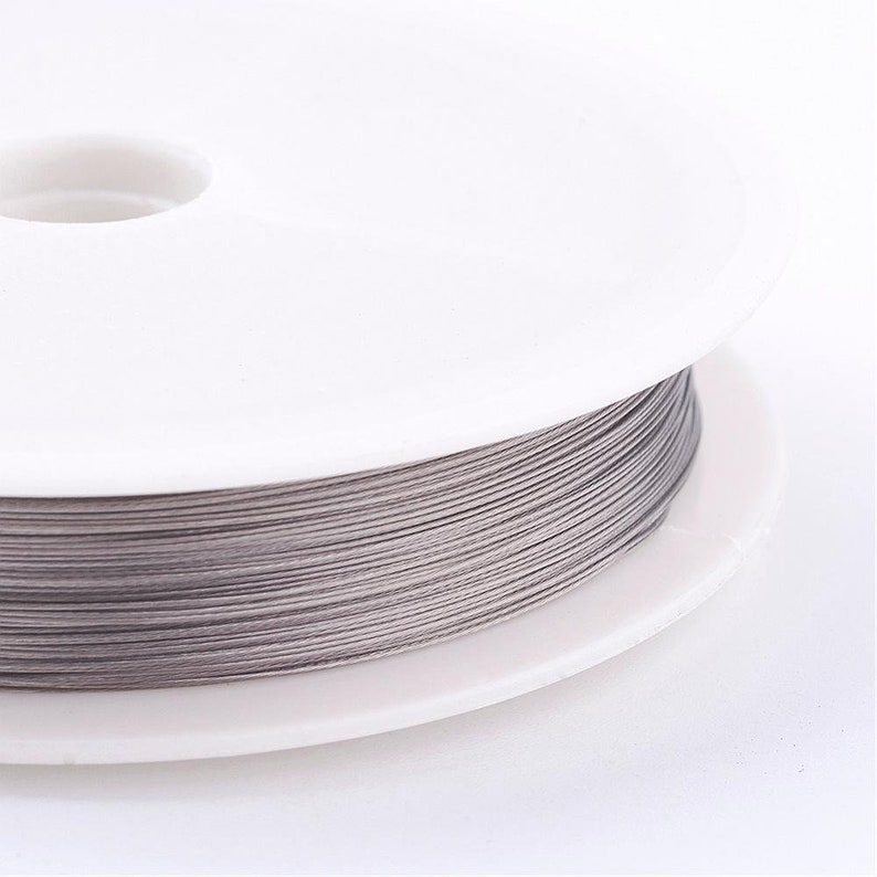 Edelstahl Draht Nylon beschichtet Tiger Tail Wire 0,3mm 0,38mm 0,45mm 0,6mm 0.3 50m 5338
