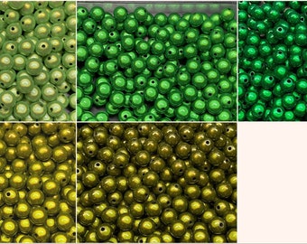 10mm 22St. Miracle Beads Magic Perlen Wunderperlen 3D Effekt Ilumination Fädelloch 2mm