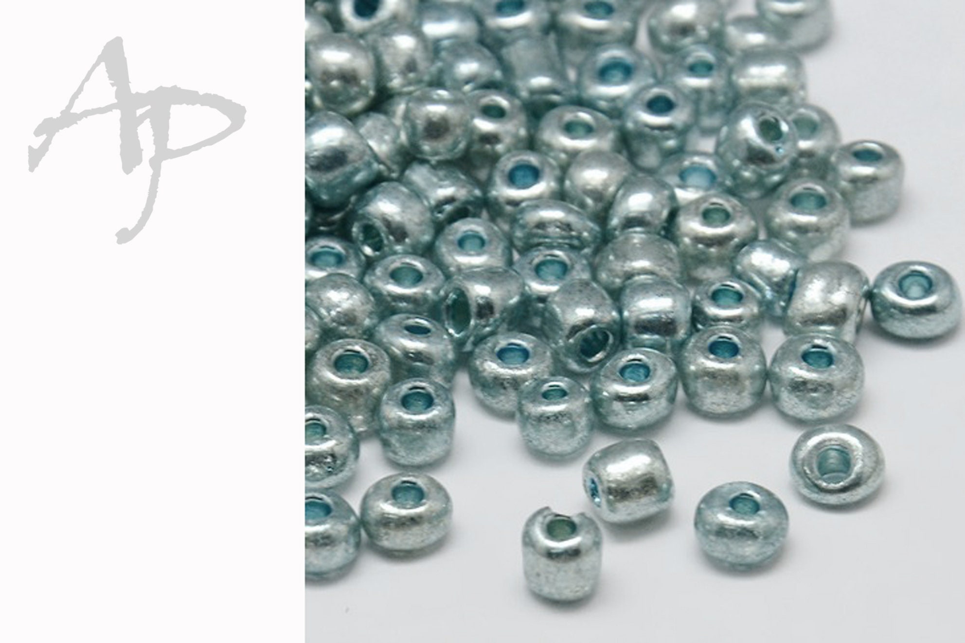 #9792 PrussianBlue 4mm Rocailles Glasperlen 20gr
