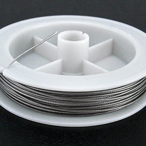 Edelstahl Draht Nylon beschichtet Tiger Tail Wire 0,3mm 0,38mm 0,45mm 0,6mm 0.6 40m 5348