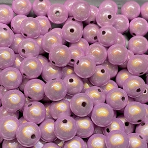12mm 18St. Miracle Beads Magic Perlen Wunderperlen 3D Effekt Ilumination Fädelloch 2mm imagen 5