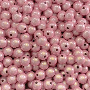 8mm 30St. Miracle Beads Magic Beads Wunderperlen 3D Effekt Ilumination Fädell. 2 Bild 2