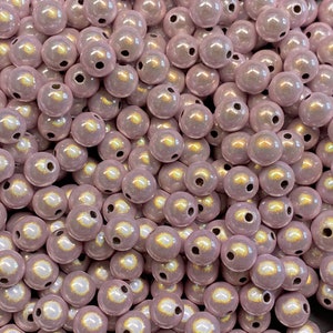 6mm 40St. Miracle Beads Magic Beads Wunderperlen 3D Effekt Ilumination Fädell. 1 2021 light-rose