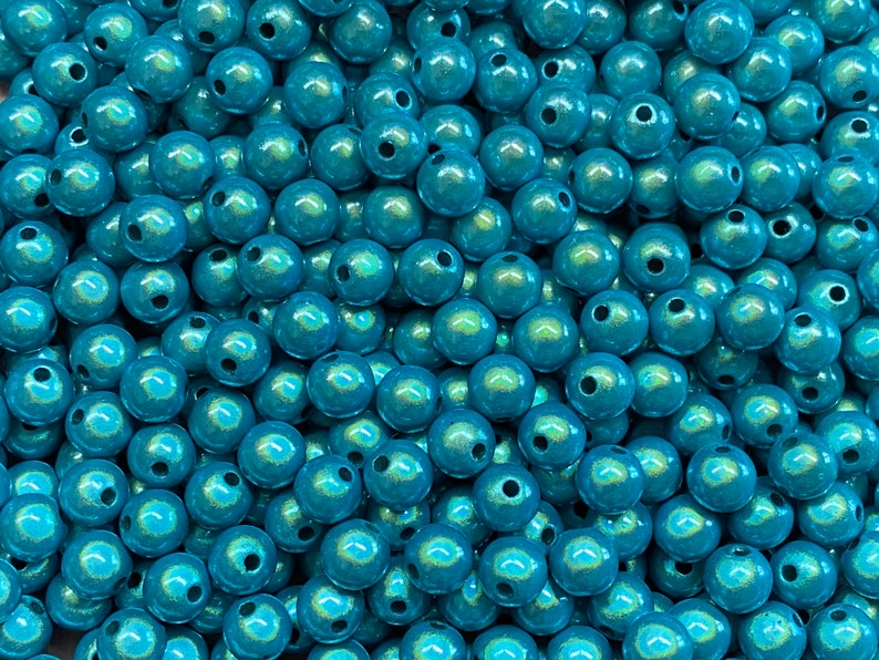 8mm 30St. Miracle Beads Magic Beads Wunderperlen 3D Effekt Ilumination Fädell.2 image 4