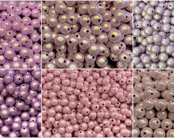10mm 22St. Miracle Beads Magic Perlen Wunderperlen 3D Effekt Ilumination Fädelloch 2mm