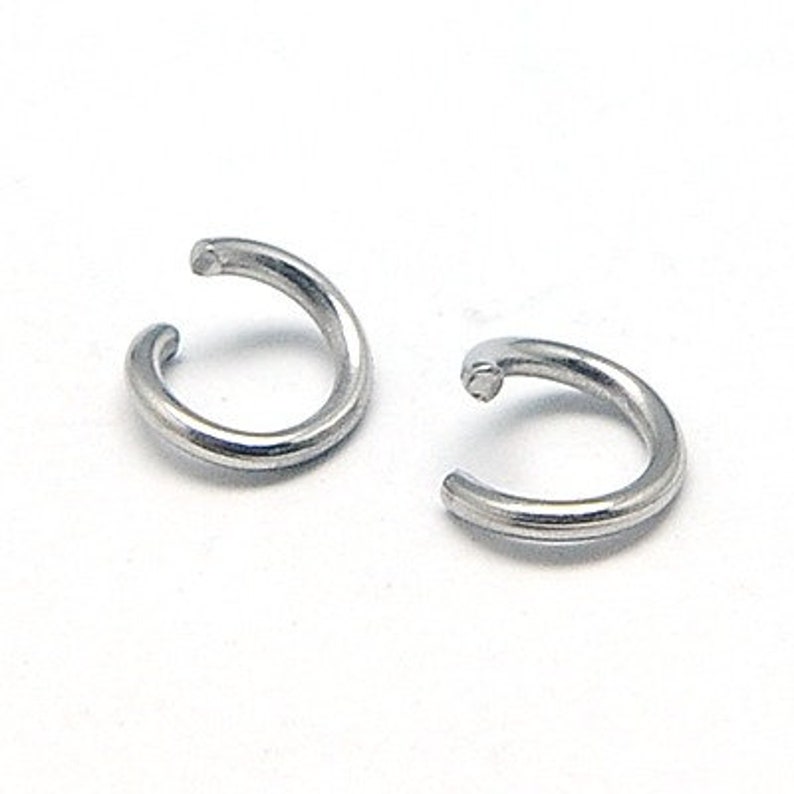 4-10mm Edelstahl Biegeringe Doppelringe Stärke 0,8-1,2mm versch. Größen 6x0,8mm 6147