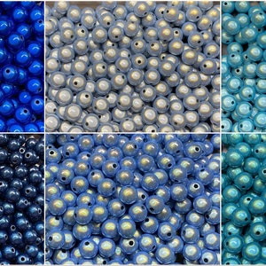 10mm 22St. Miracle Beads Magic Perlen Wunderperlen 3D Effekt Ilumination Fädelloch 2mm afbeelding 1