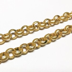 Gliederkette versch. Modelle Messinglegierung Aluminium gold rose 5094 40cm