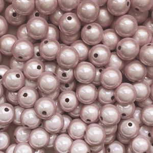 8mm 30St. Miracle Beads Magic Beads Wunderperlen 3D Effekt Ilumination Fädell. 2 9815 light-rose