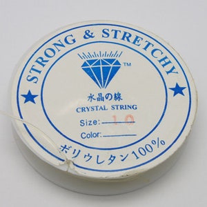 0.5-1mm Nylonband elastisch stretch strong u. stretchy Crystal Tec 0,7mm 5323