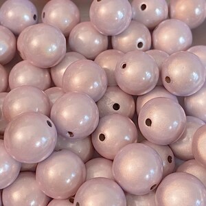 16mm 14St. Miracle Beads Magic Perlen Wunderperlen 3D Effekt Ilumination Fädelloch 2mm 7009 light-rose