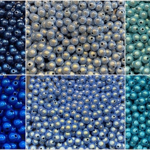 8mm 30St. Miracle Beads Magic Beads Wunderperlen 3D Effekt Ilumination Fädell.2 Bild 1
