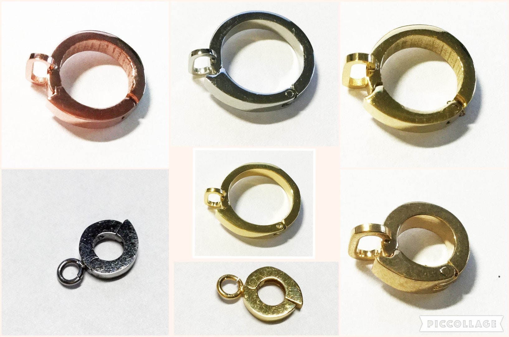 Farben mit Öse 2 Stück 3-4cm Anhänger Öko Fellpuschel Imitation versch